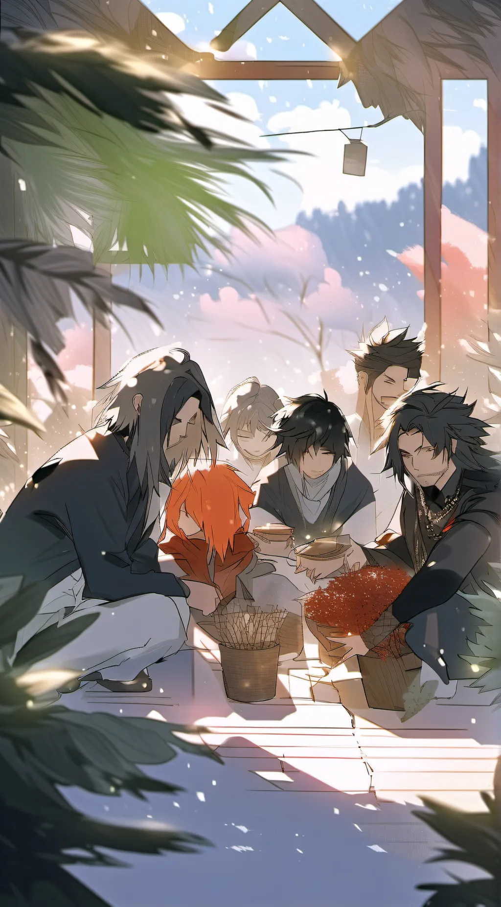 ai character: axel, Lucas, Colin background