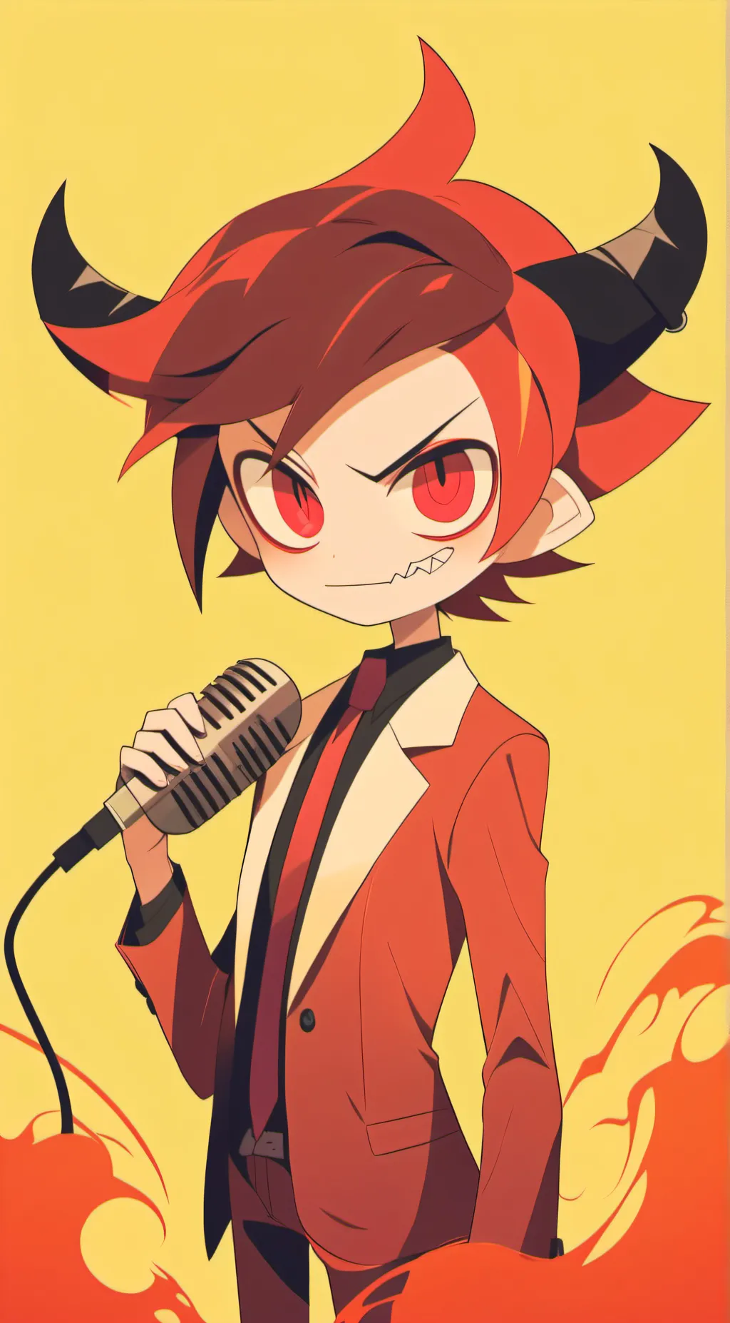 ai character: alastor  background