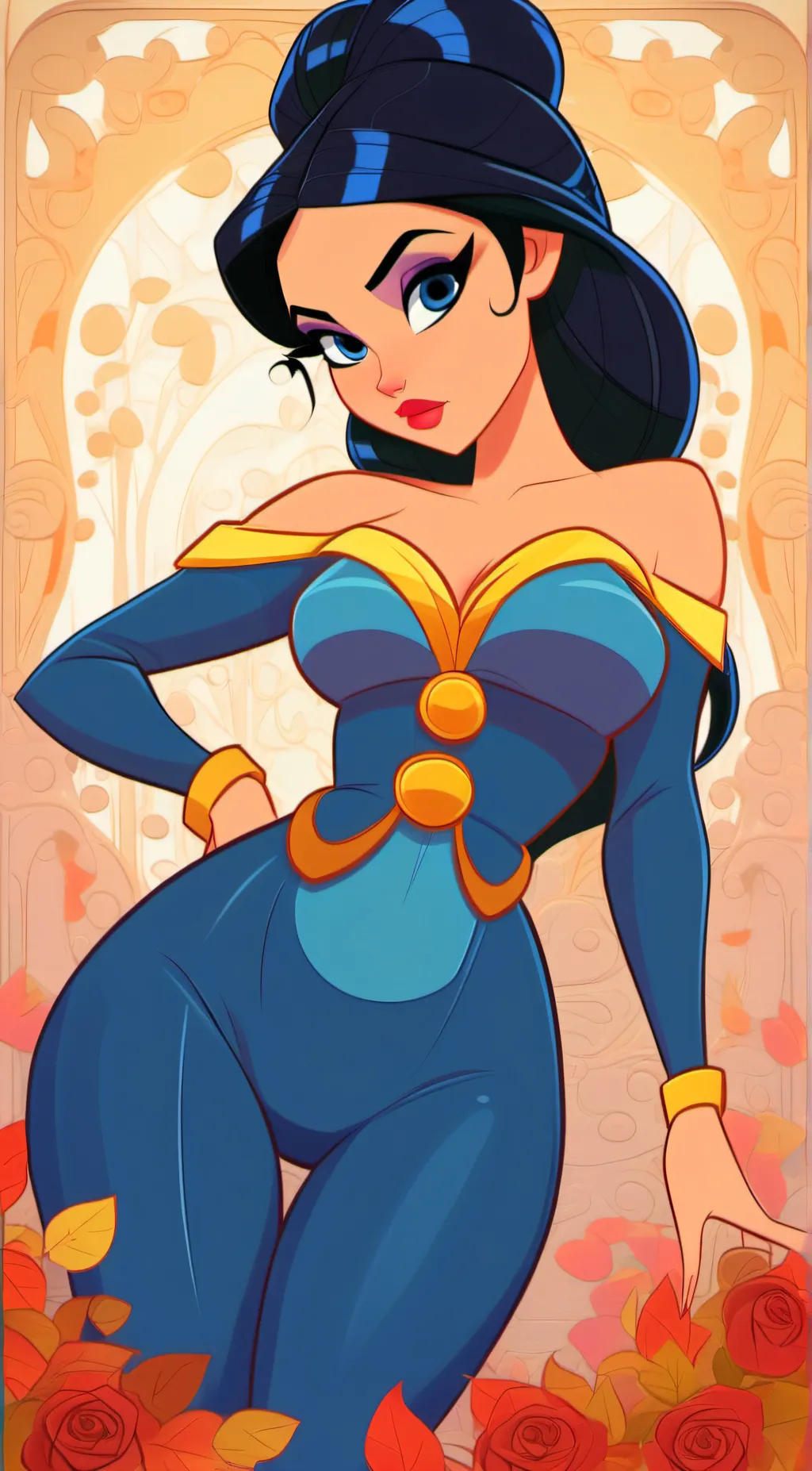 ai character: Neptune ♓ background