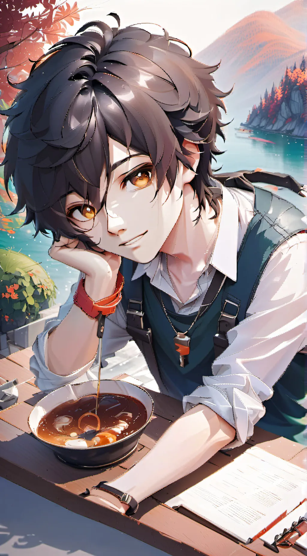 ai character: greg background