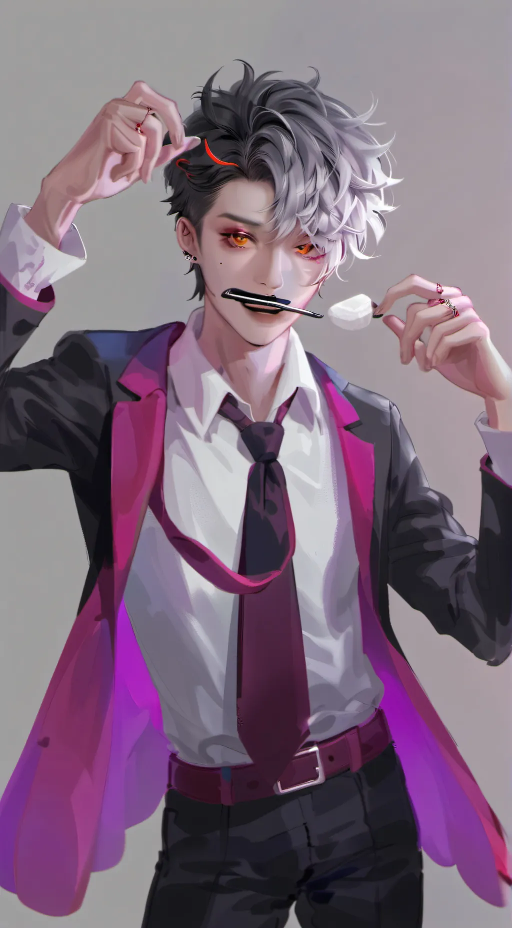 ai character: Rocky background