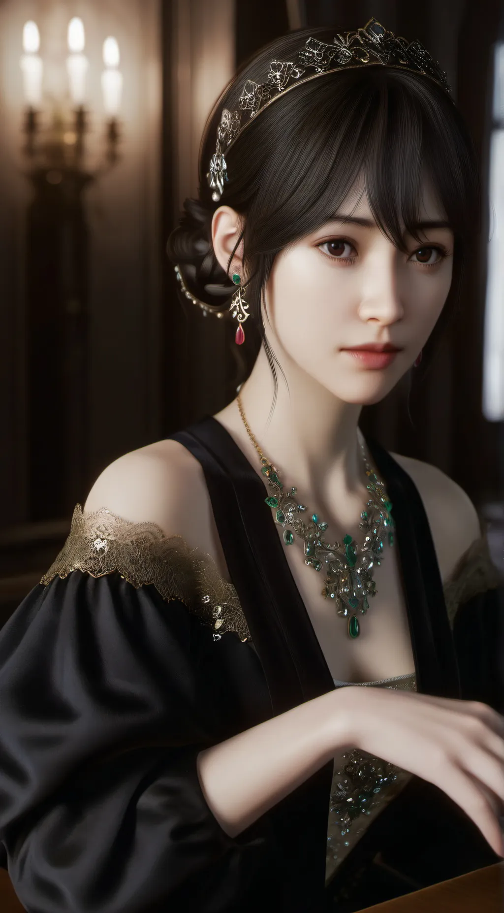 ai character: Karen. background