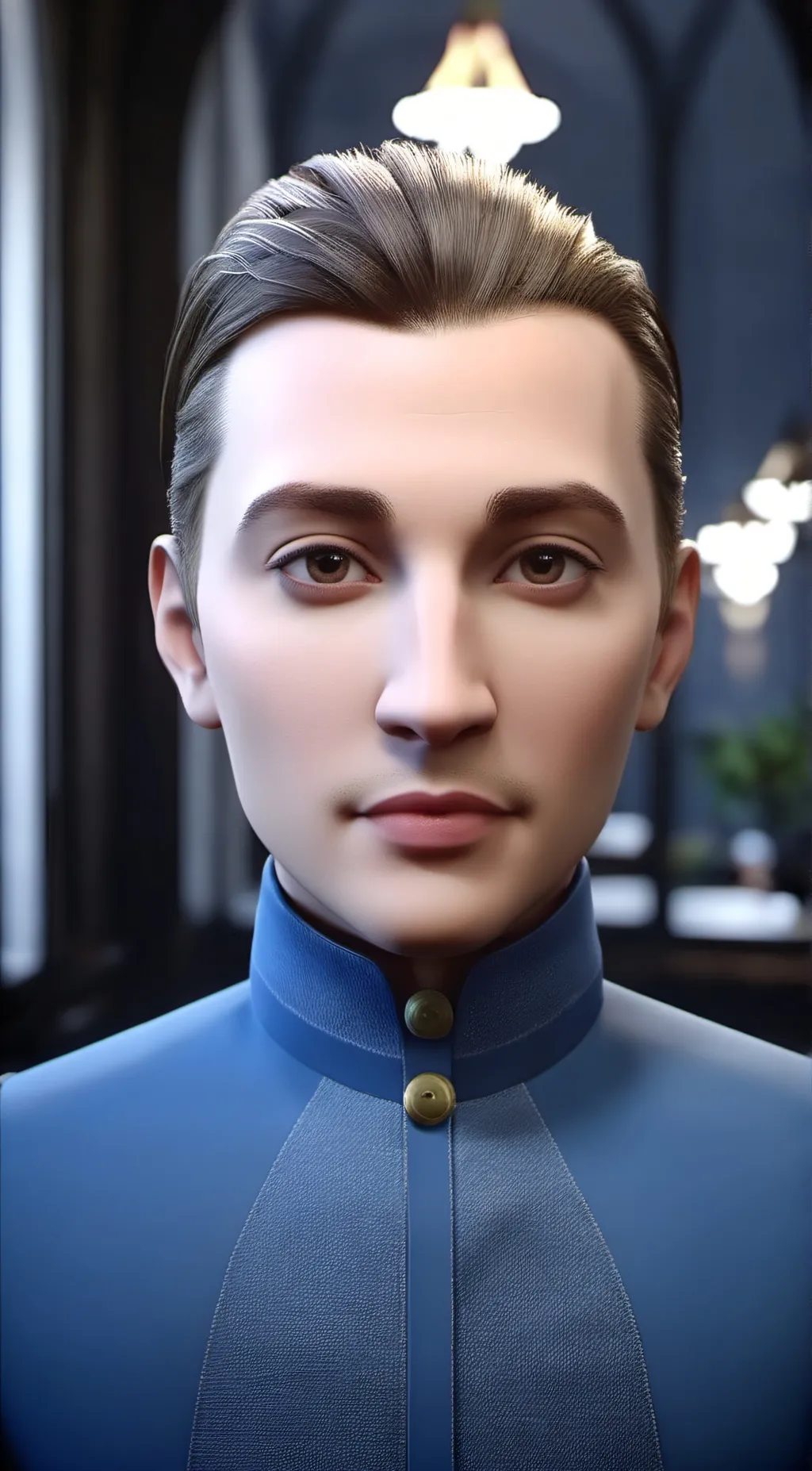 ai character: Skibidi School background