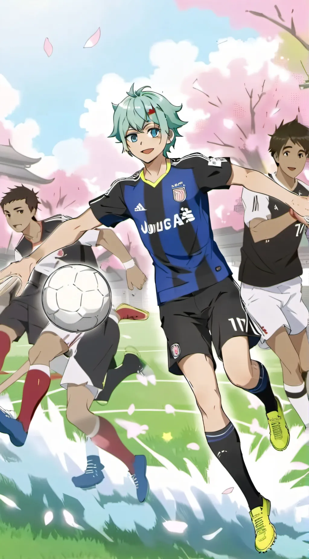 ai character: Kanata ozora  background