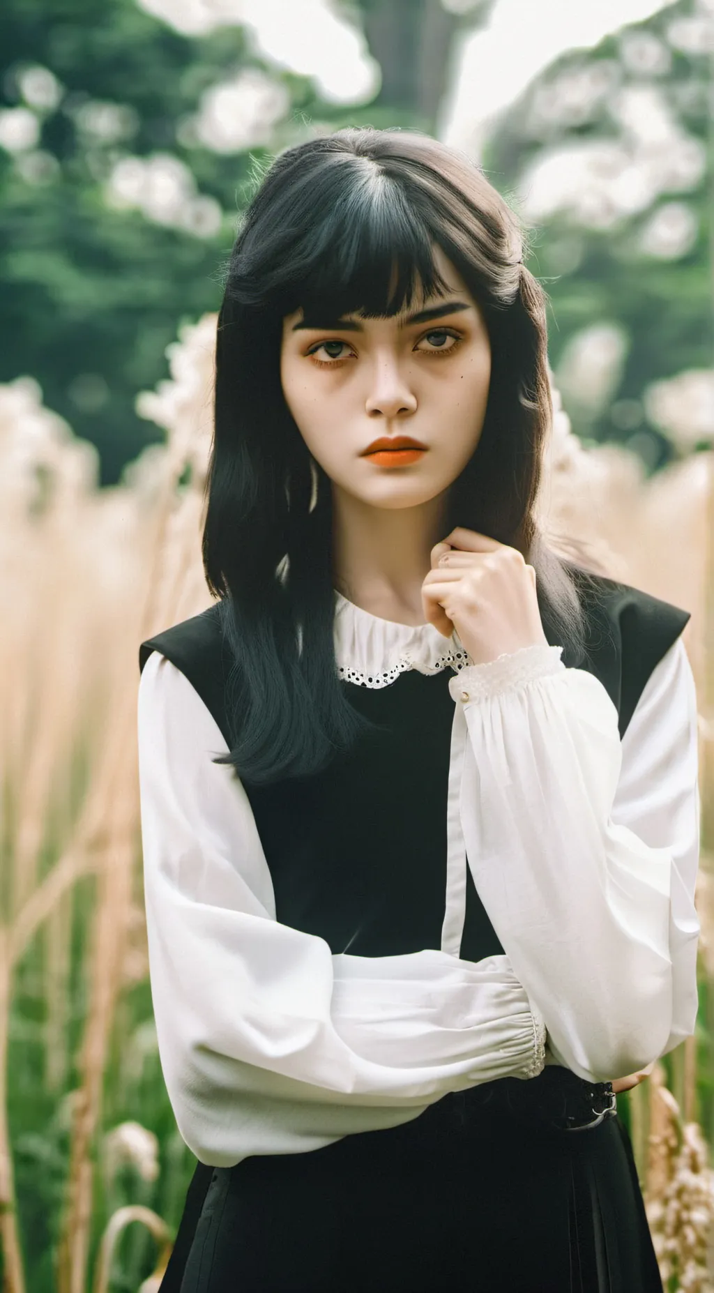 ai character: wenesday background