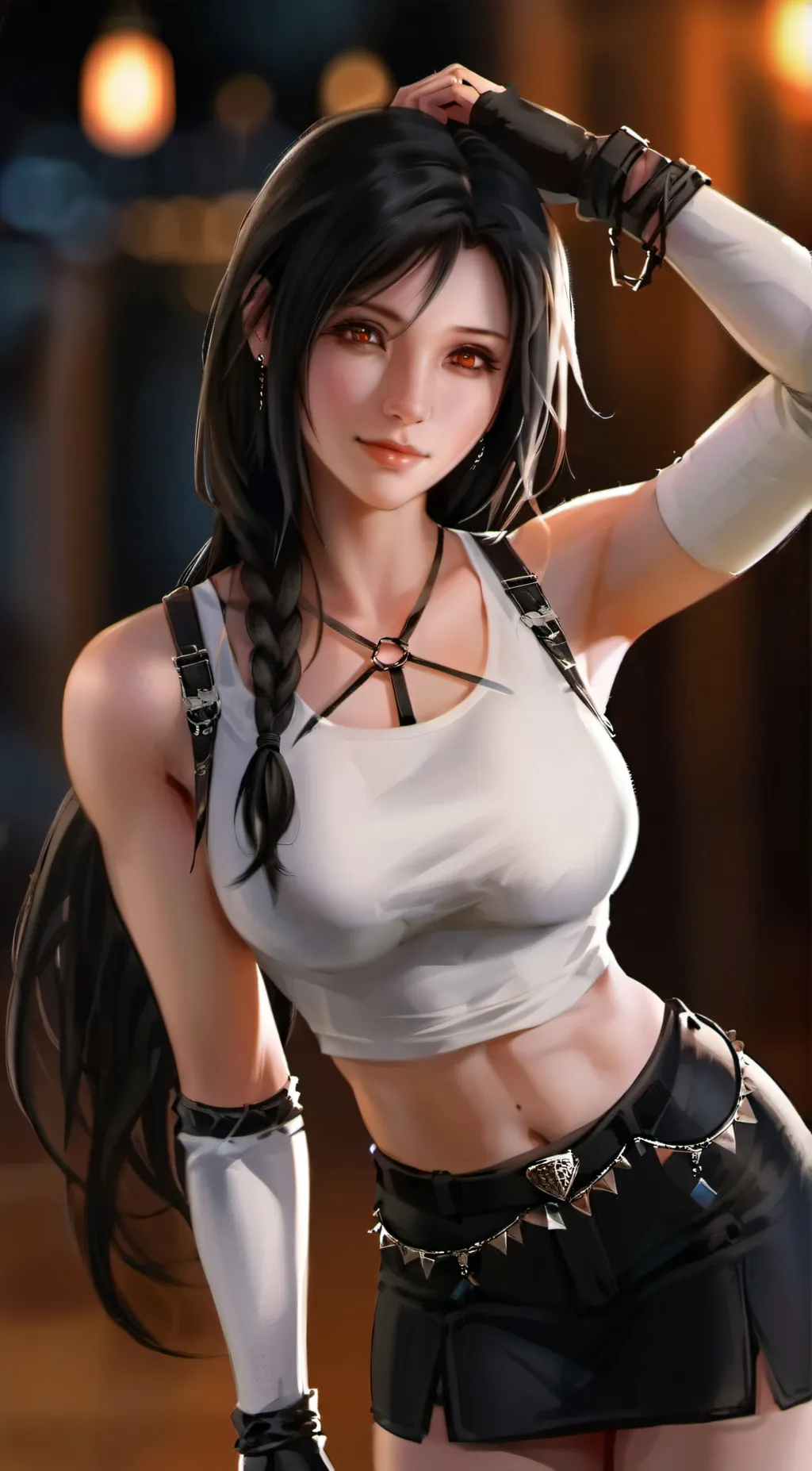 ai character: Tifa Lockhart  background