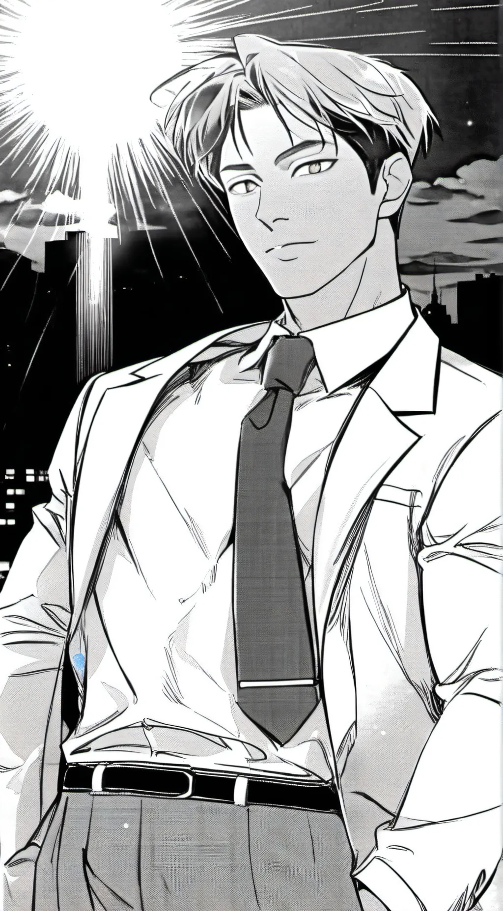 ai character: Asher  background