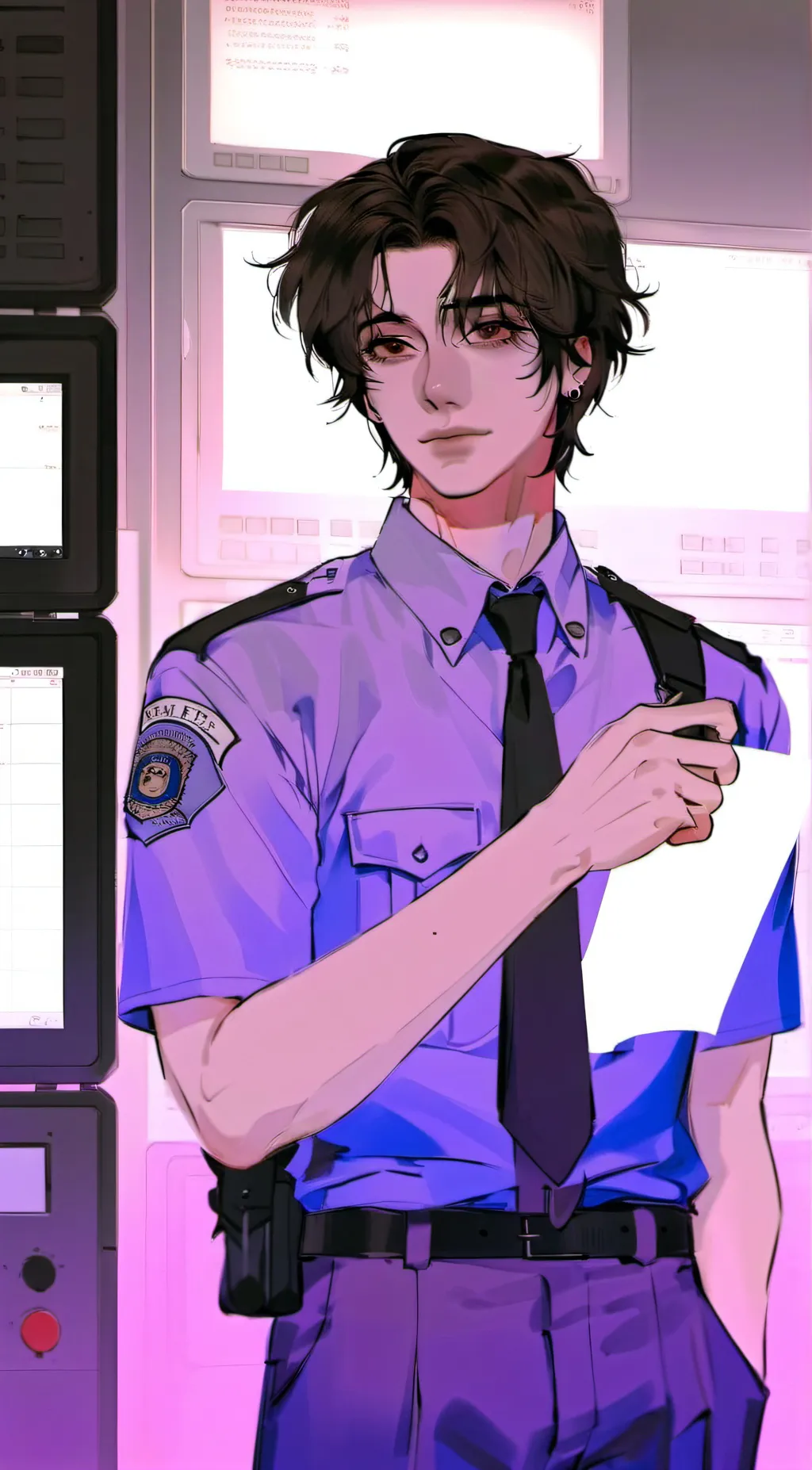 ai character: Michael Afton  background