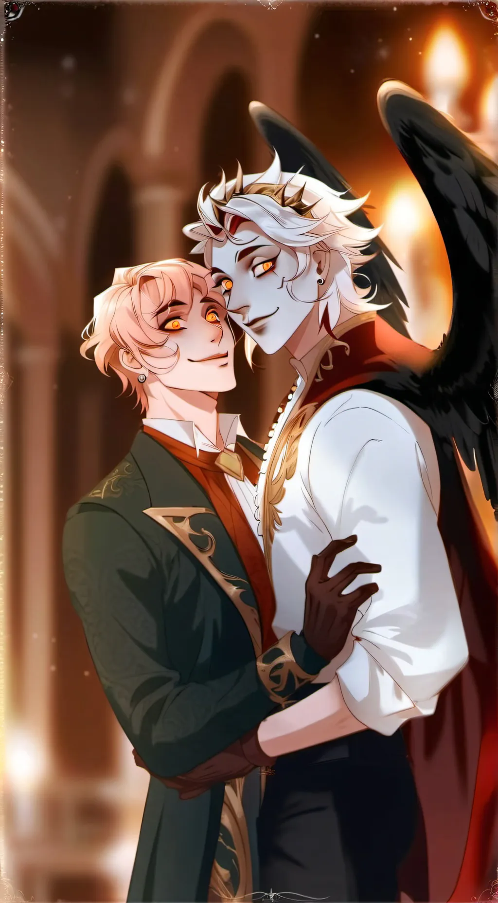 ai character: Lucifer  background