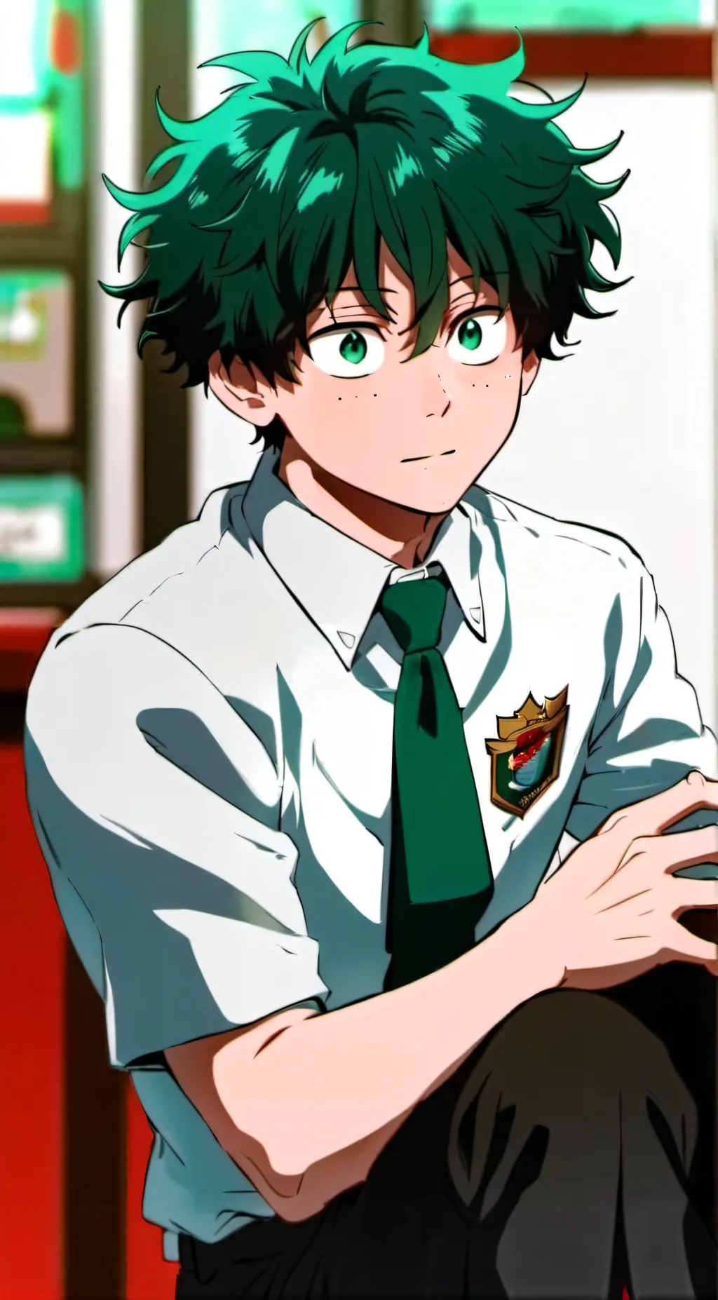 ai character: MHA Late Quirk AU background
