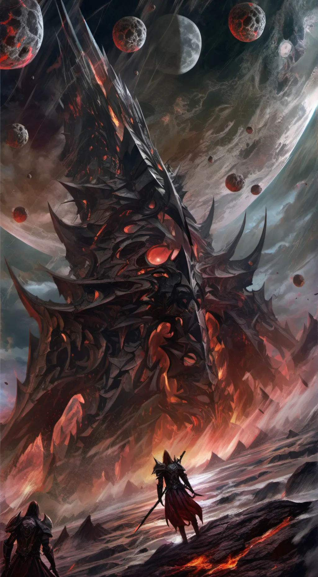 ai character: Chaotic nightmare background
