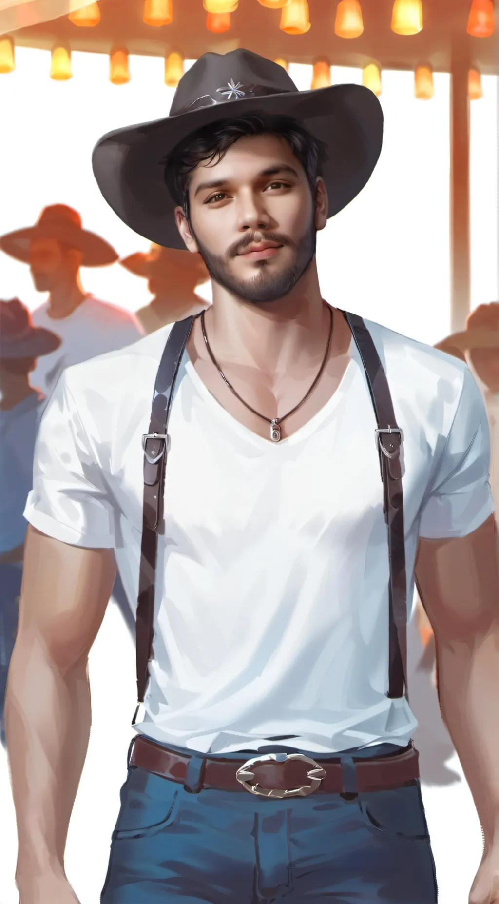 ai character: David  background