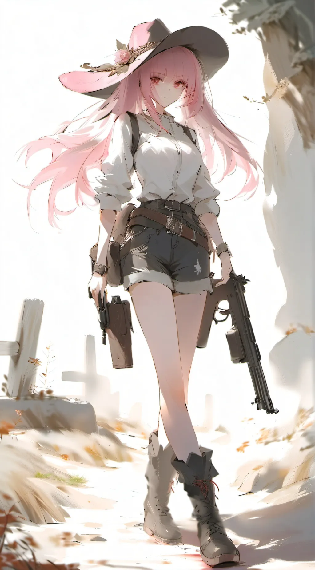 ai character: Mori Calliope  background