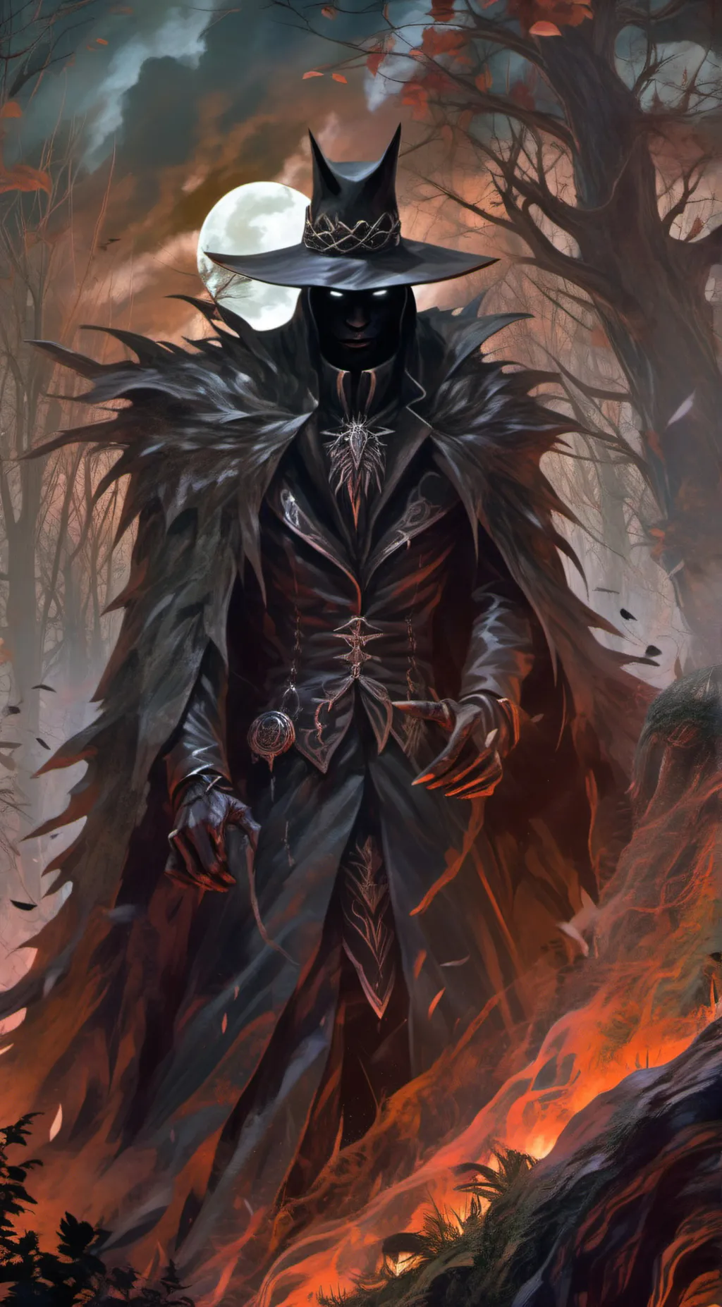 ai character: Shadow nightmare background