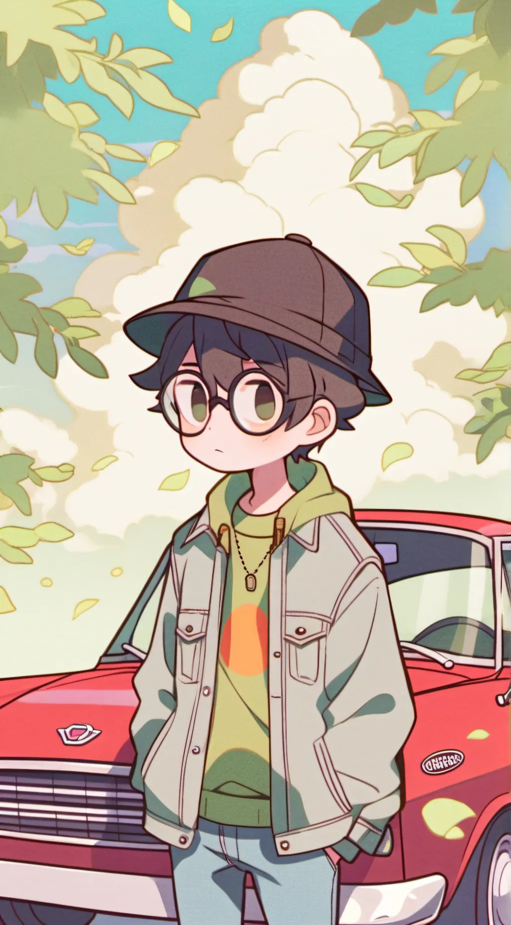 ai character: Leon background