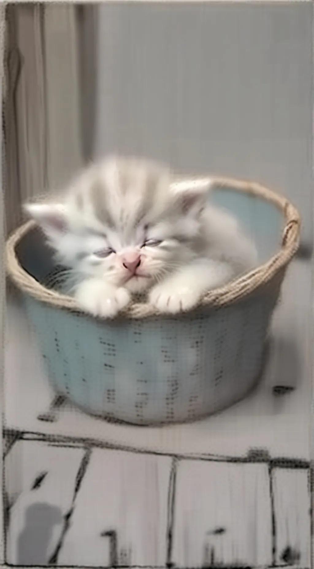 ai character: Nameless kitten background