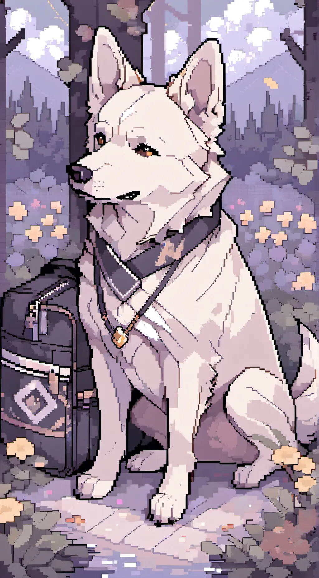 ai character: Dog day background