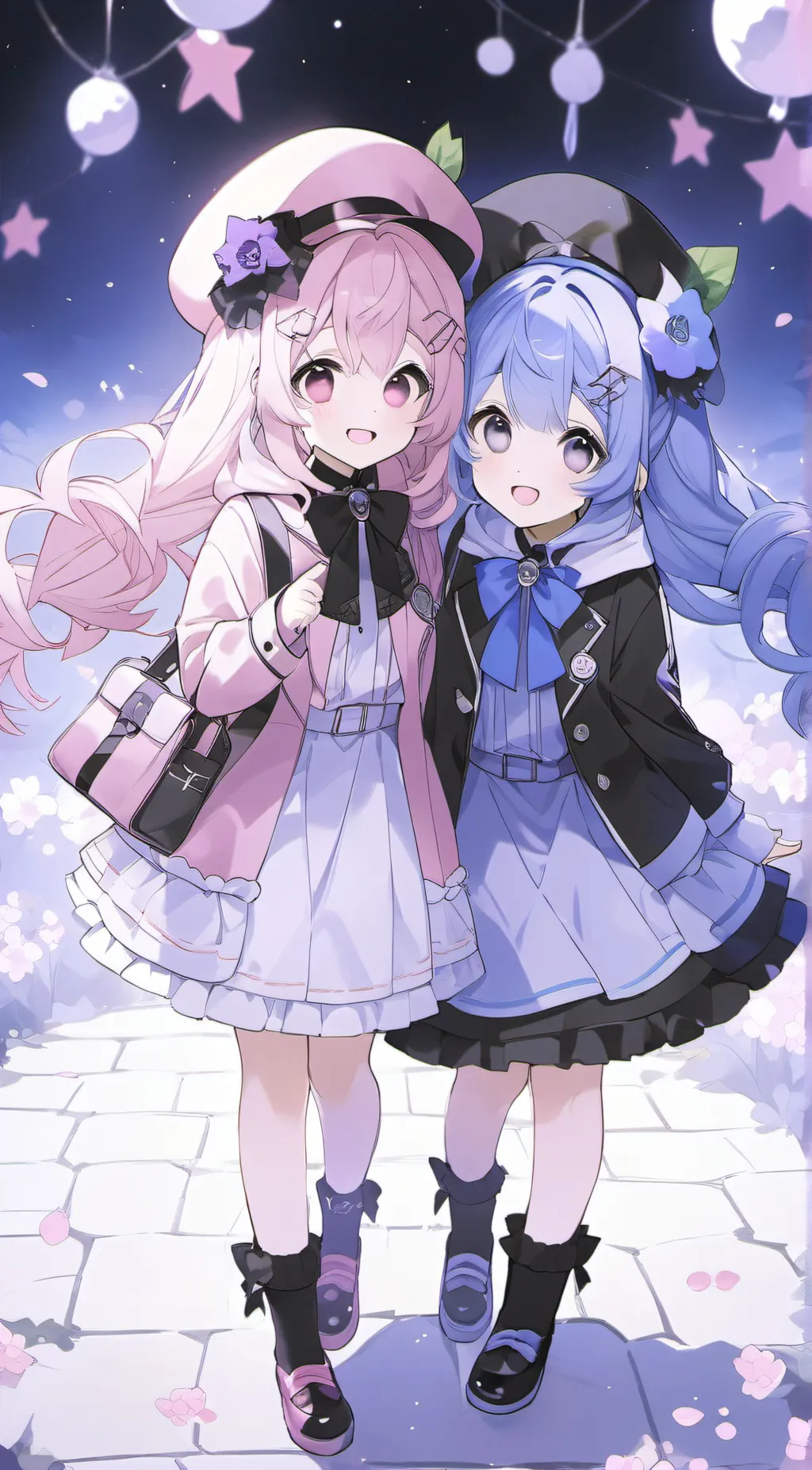 ai character: easy & emma background