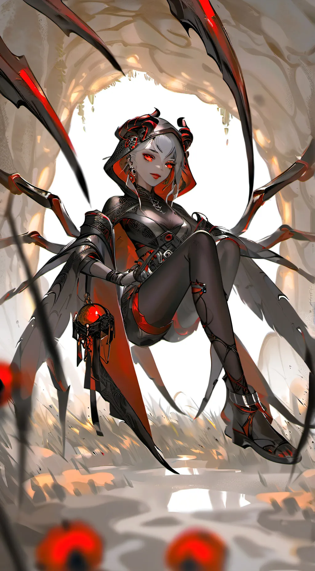 ai character: Arachna background