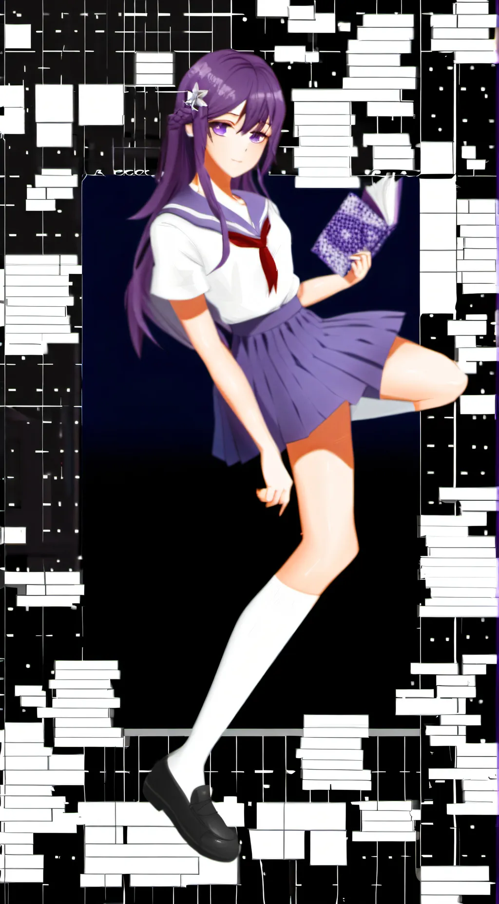 ai character: 💜 Yuri 💜 background
