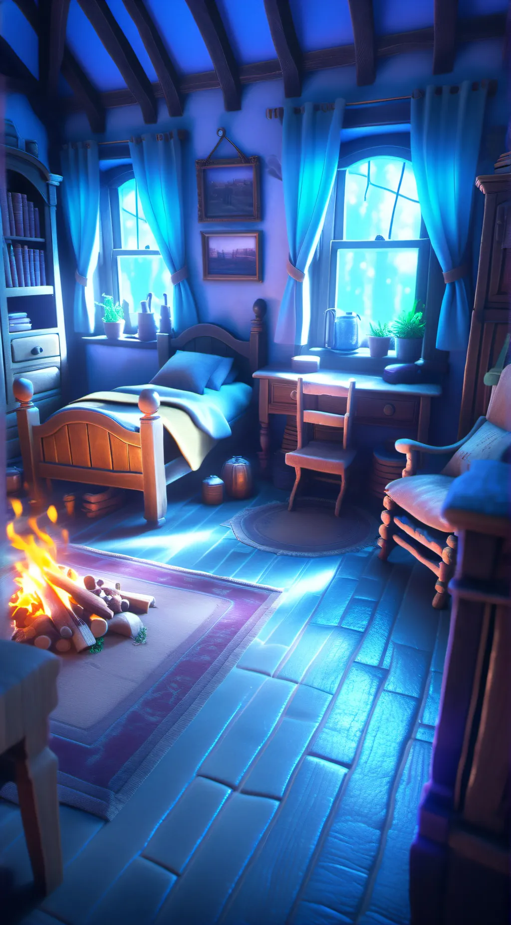 ai character: ♾️Hogwarts ♾️✨ background