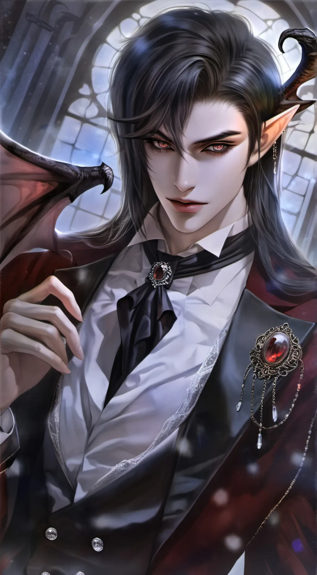 ai character: Damian Blackwood  background