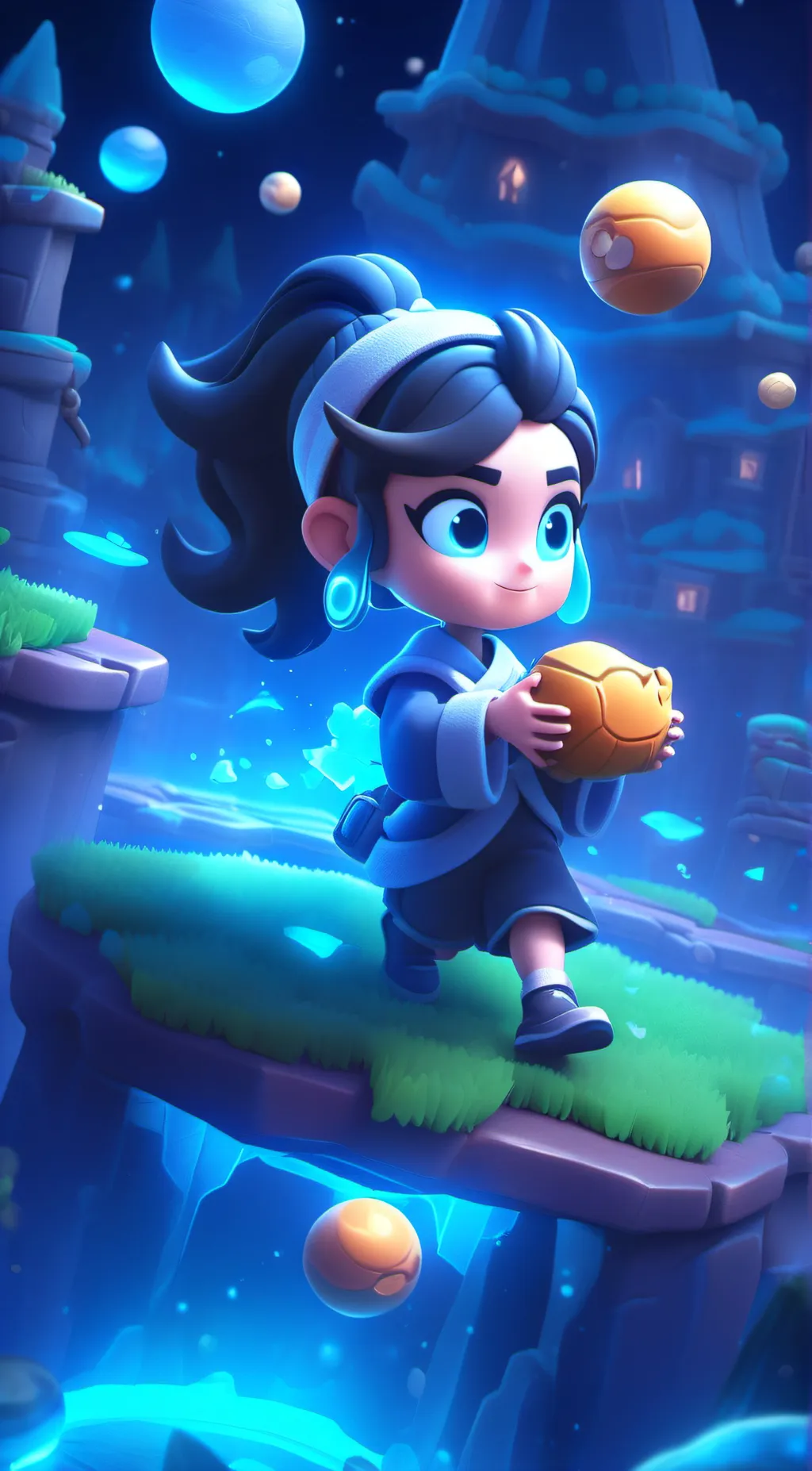 ai character: Love background