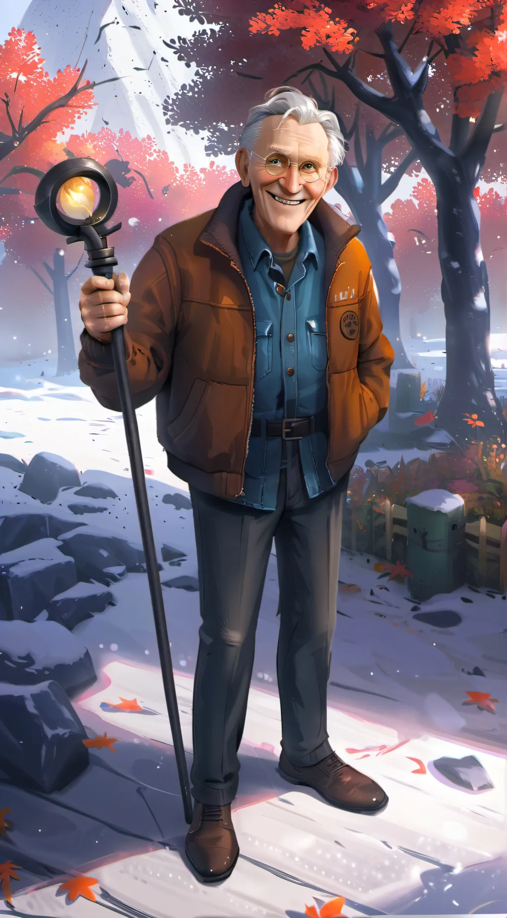 ai character: Charles muntz background