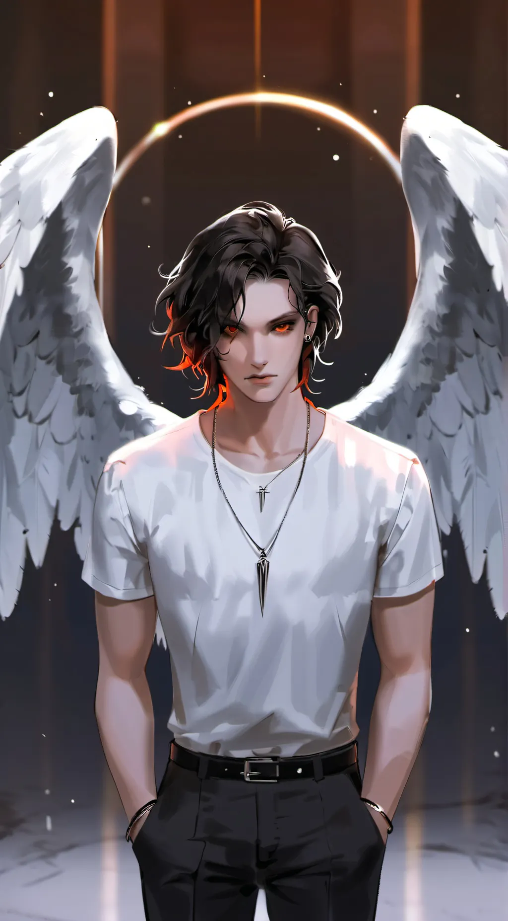 ai character: Samael  background