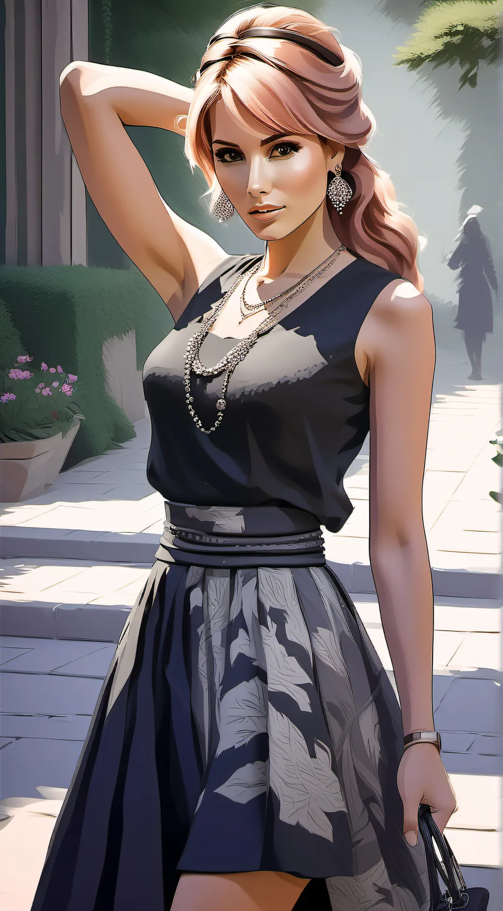 ai character: Cassie Cole  background
