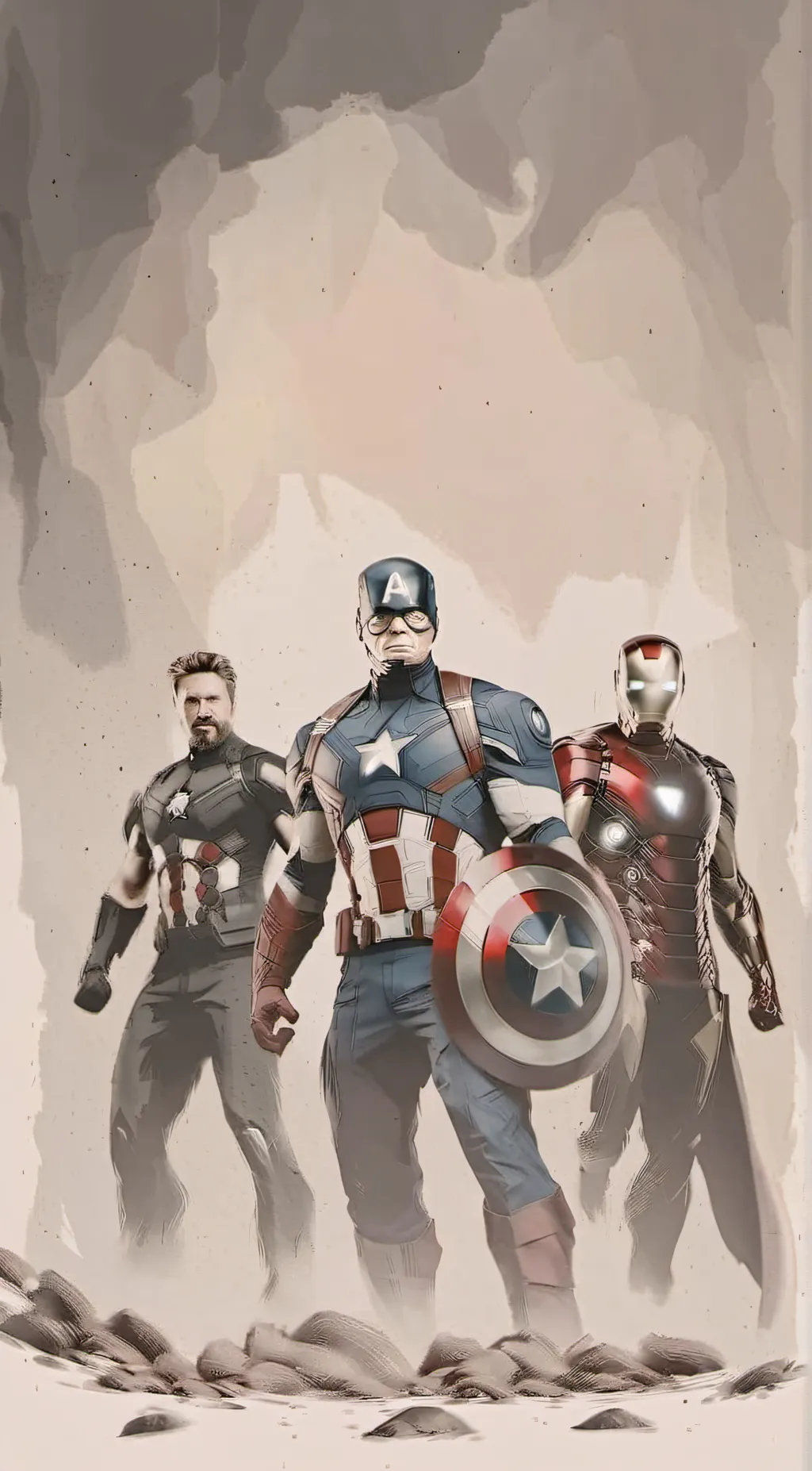 ai character: the avengers  background