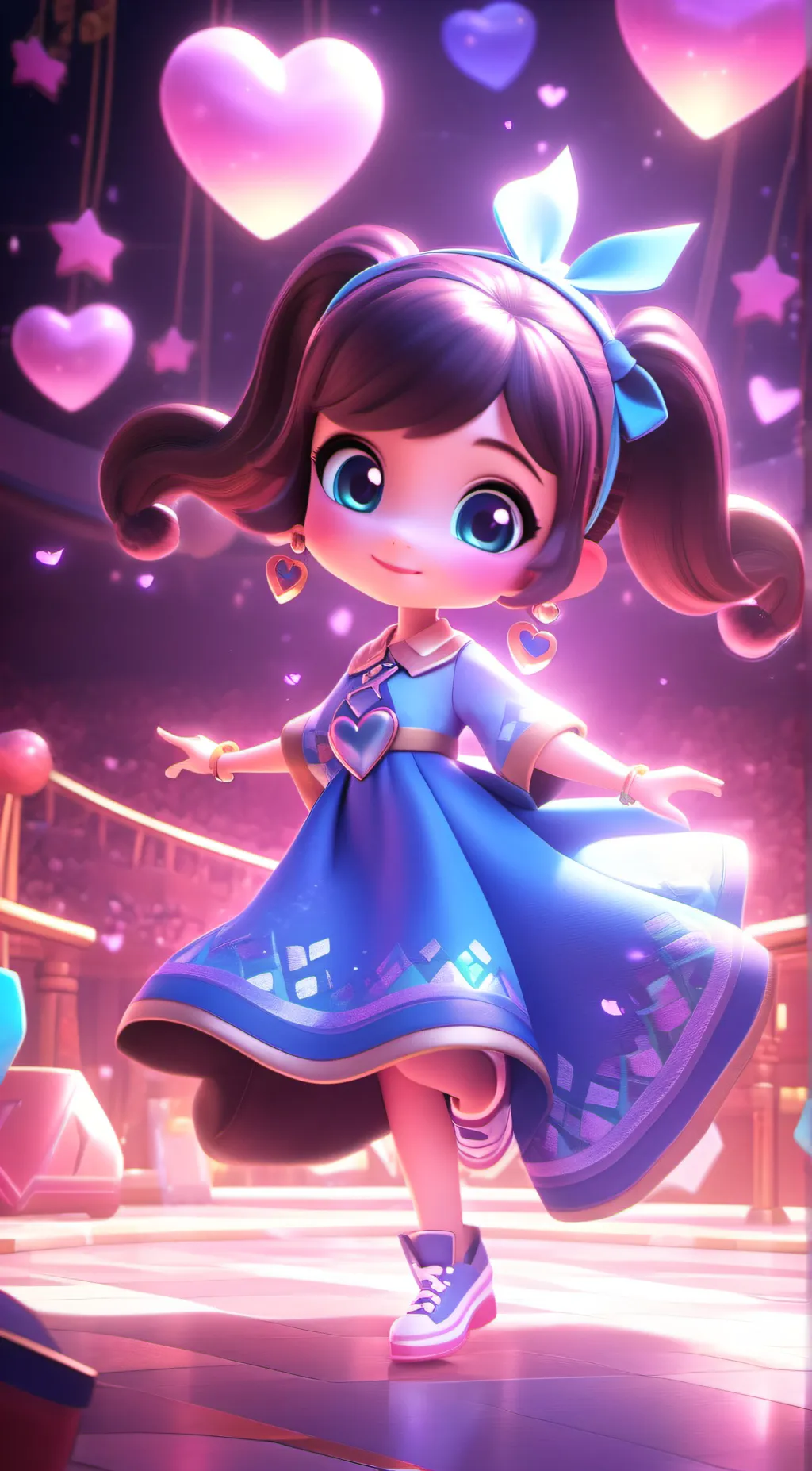 ai character: Luna/mum background