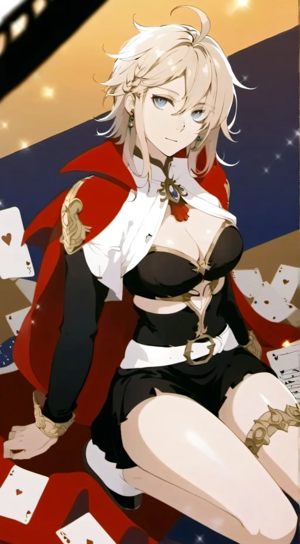 ai character: amber background