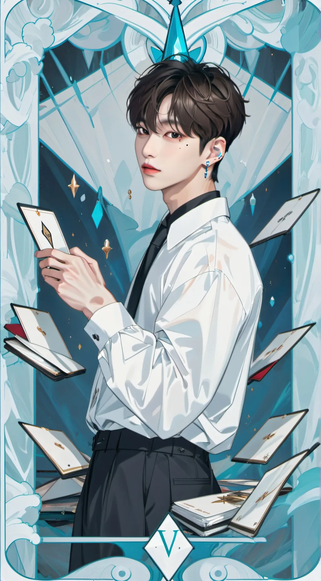 ai character: Yandere kim suno background