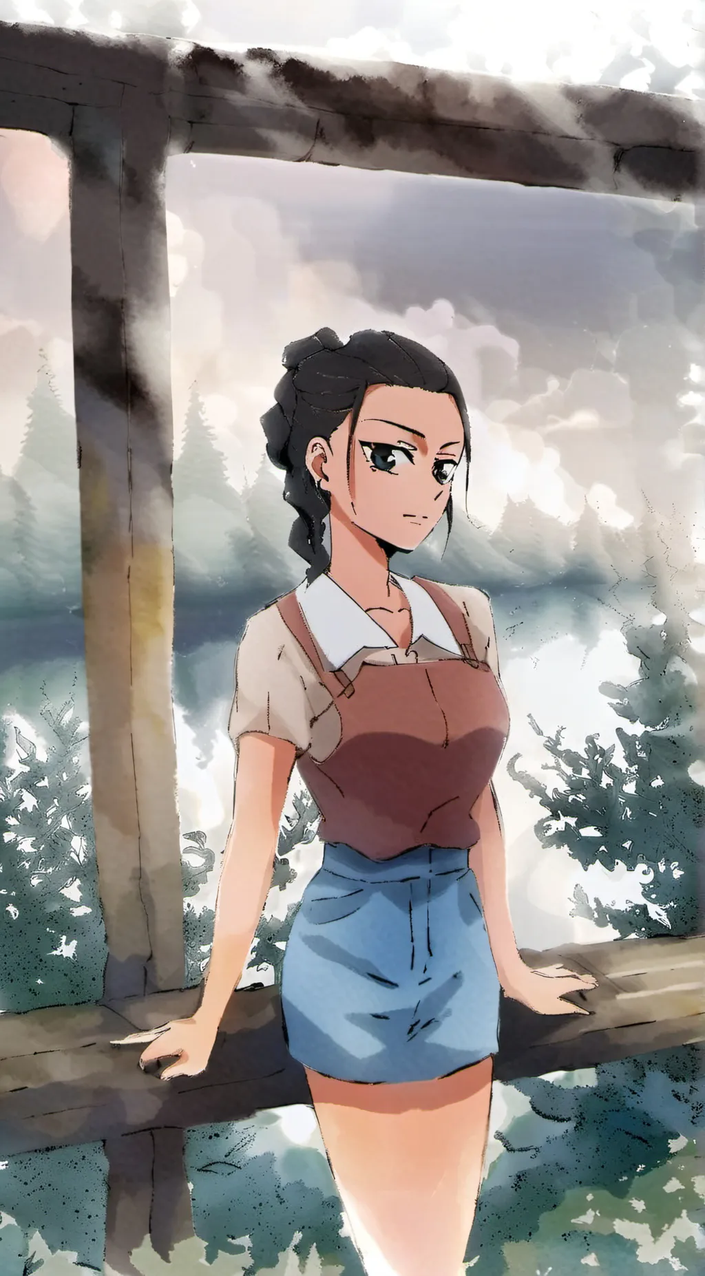 ai character: Hinatsuru background