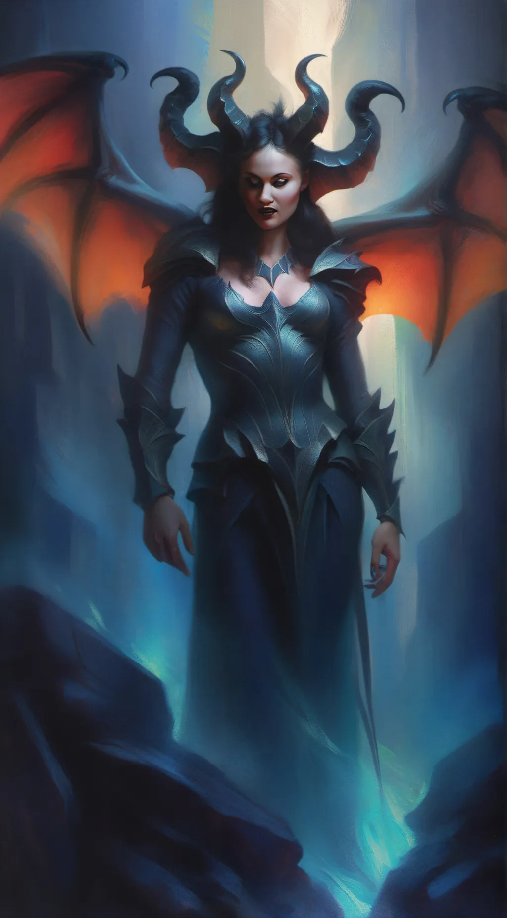 ai character: Luna background