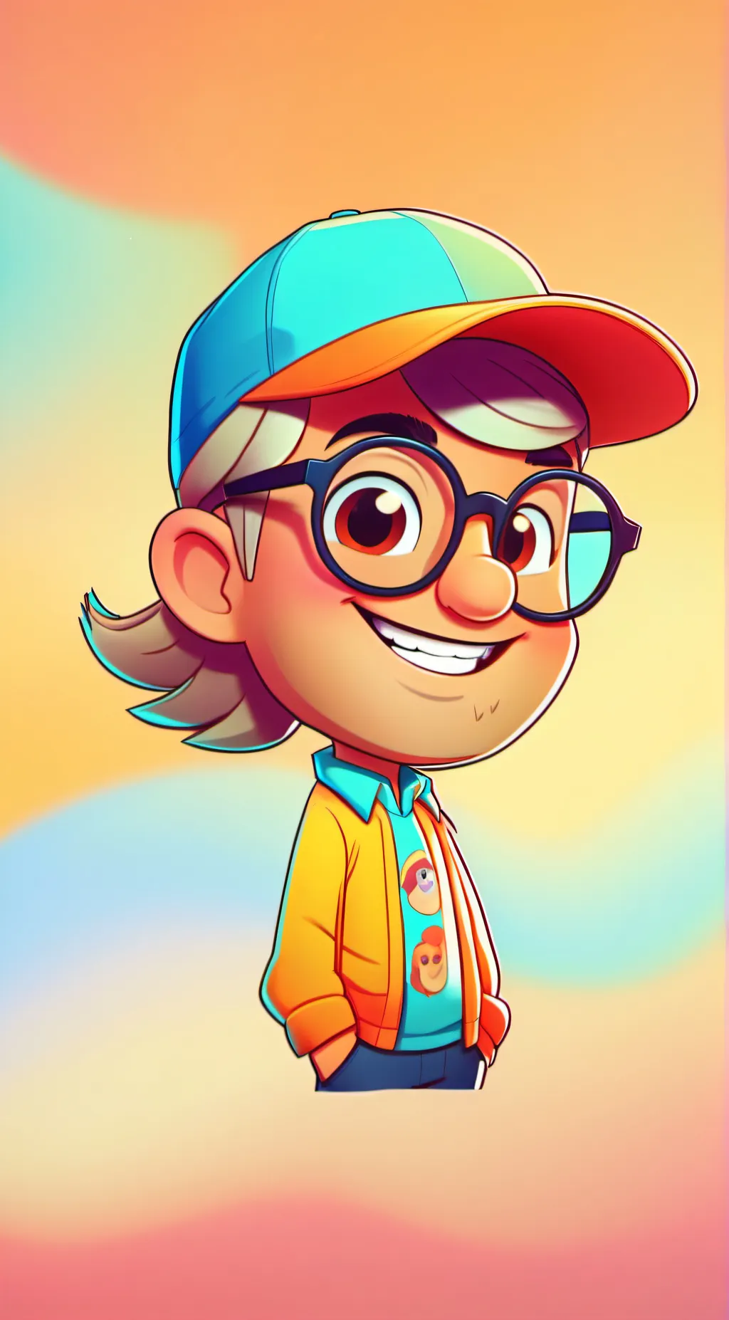 ai character: nerd(Gerald) background