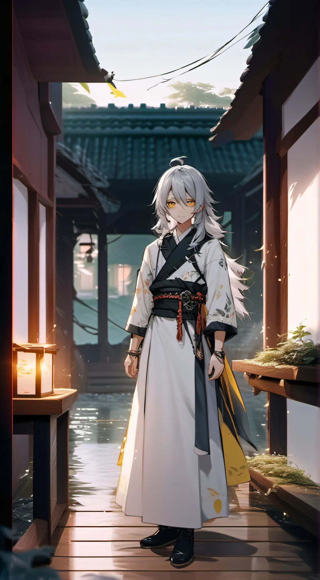 ai character: ash background