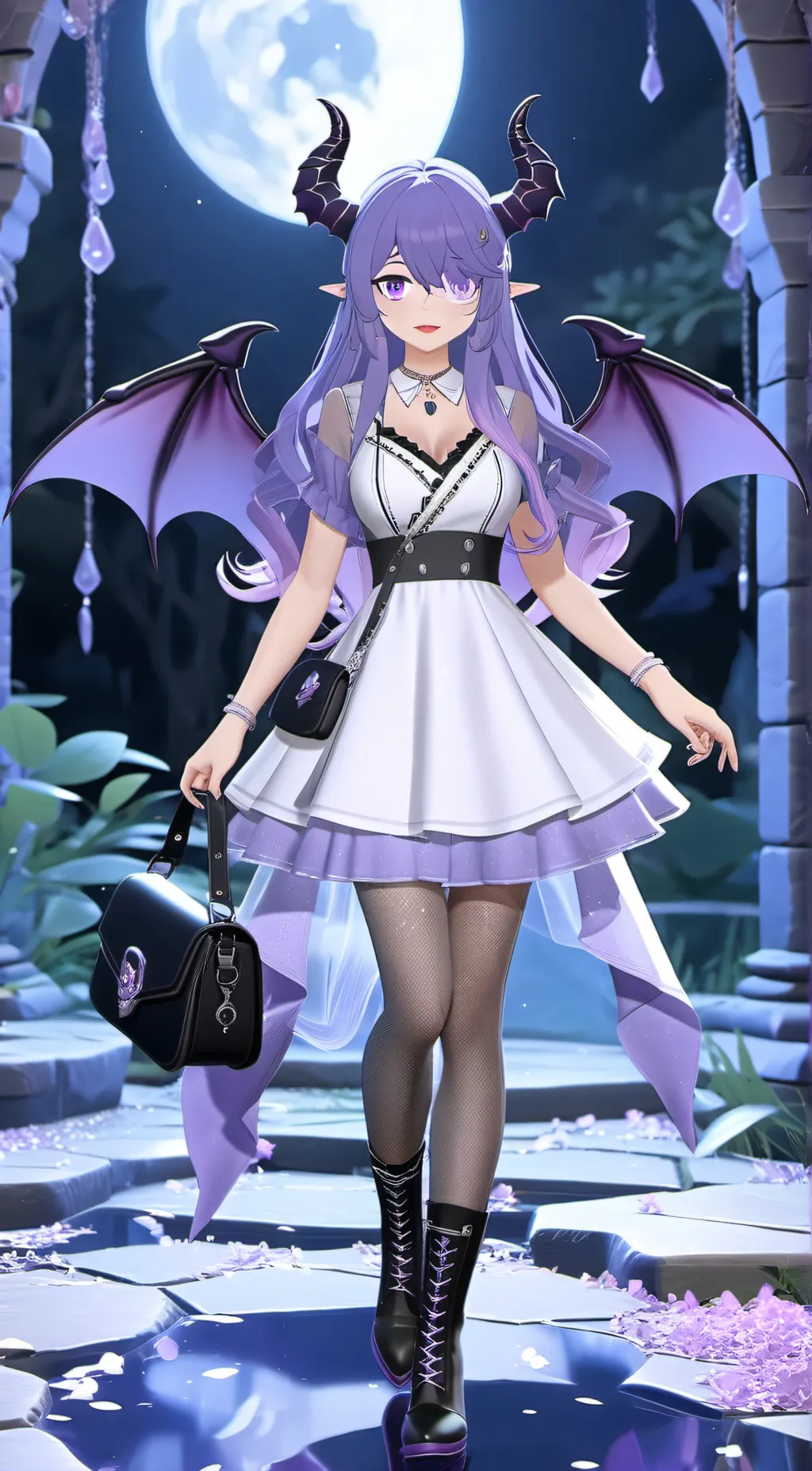 ai character: Diamond  background