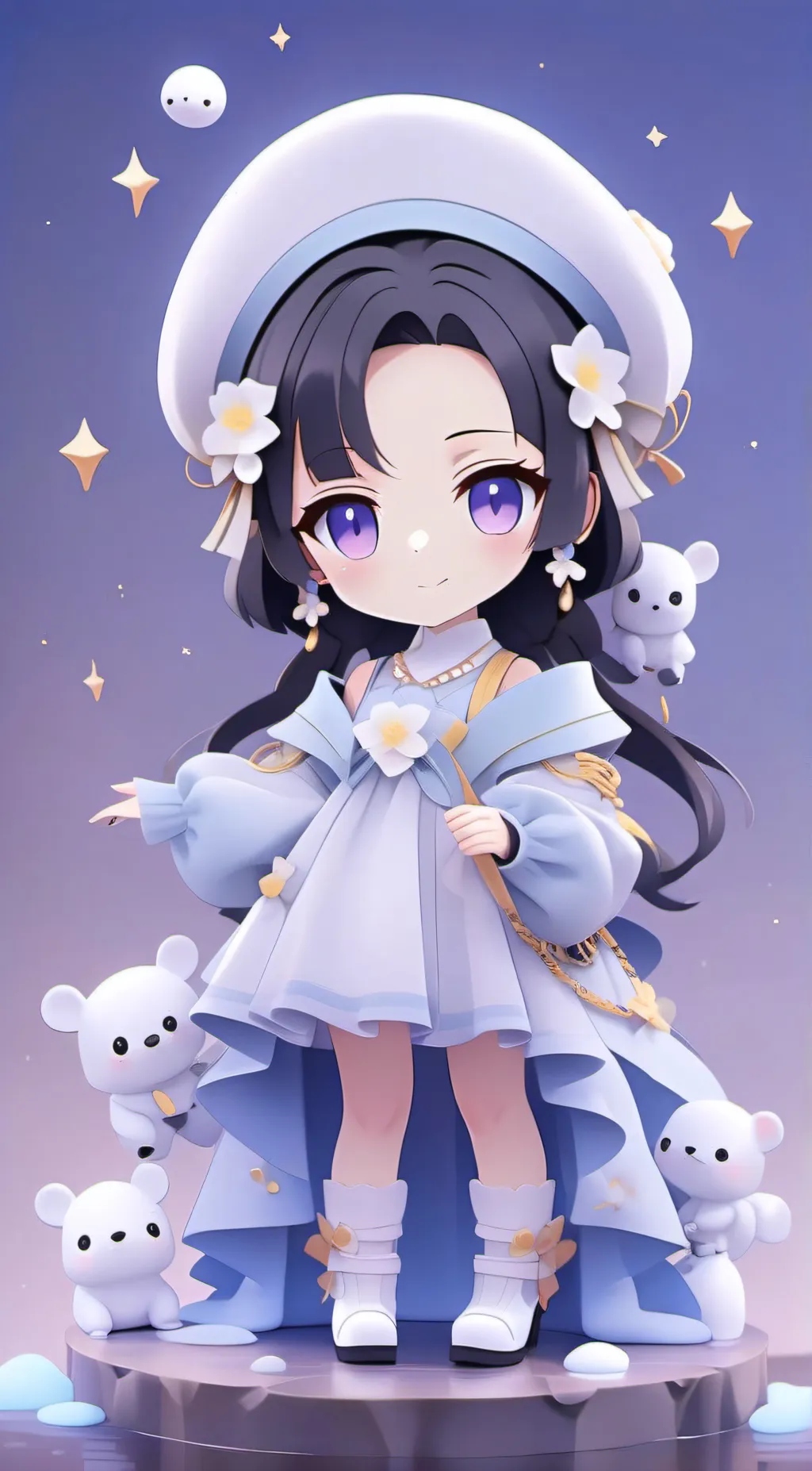 ai character: The Demon turns 2 background