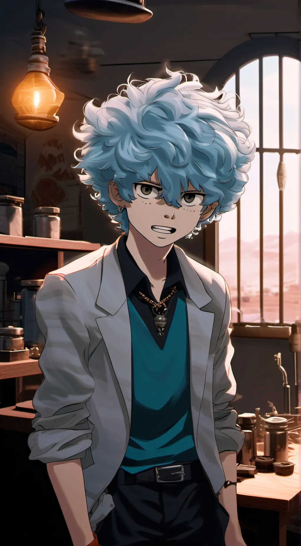 ai character: souya kawata/Angry background