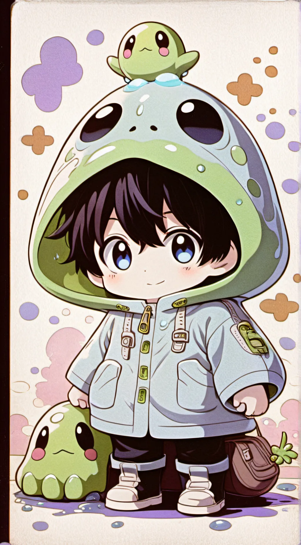 ai character: Slimey background