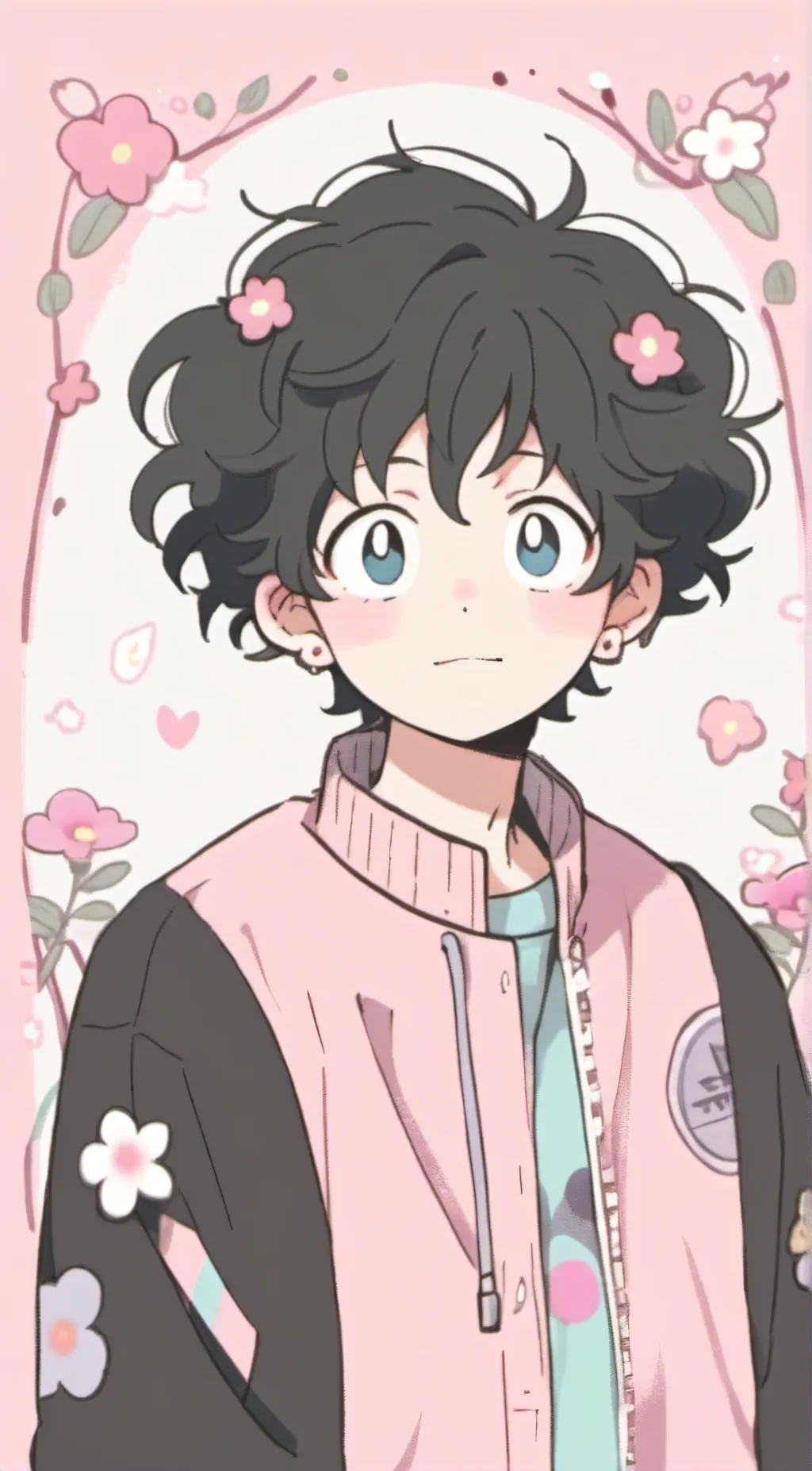 ai character: Deku  background