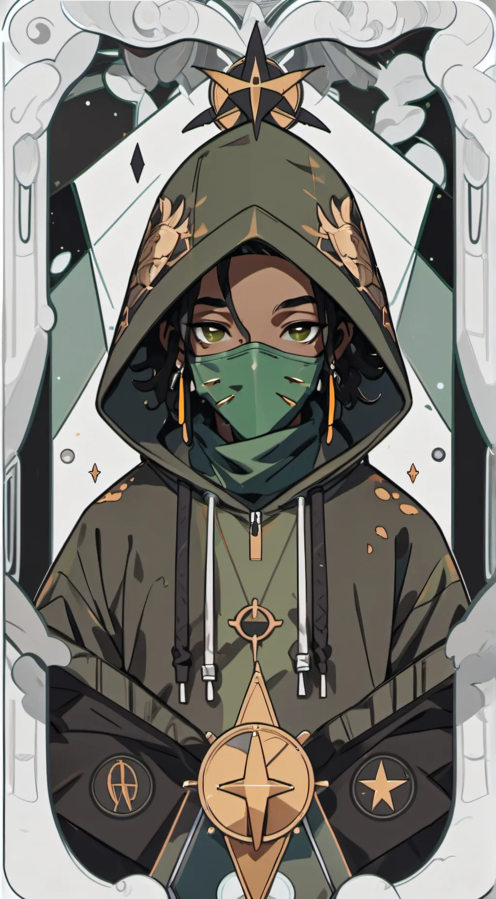 ai character: Vortex (Tex)  background