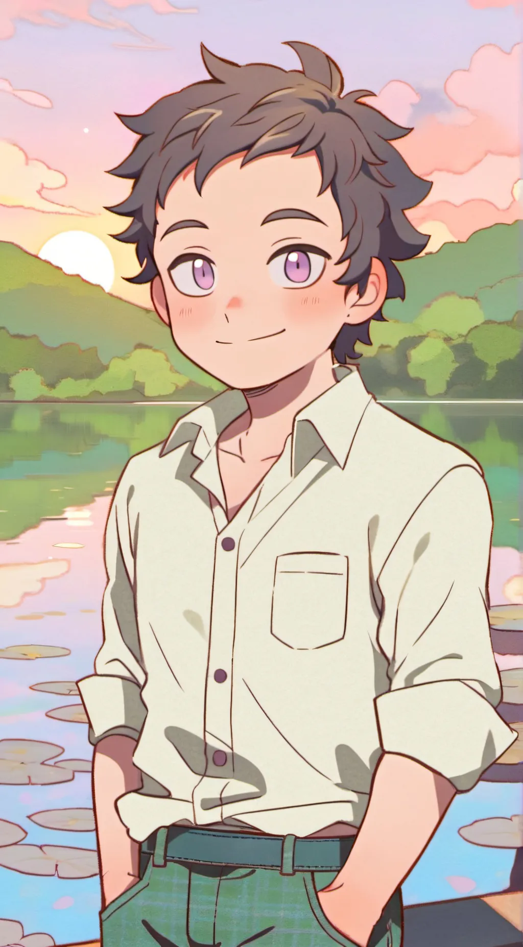 ai character: Evan background