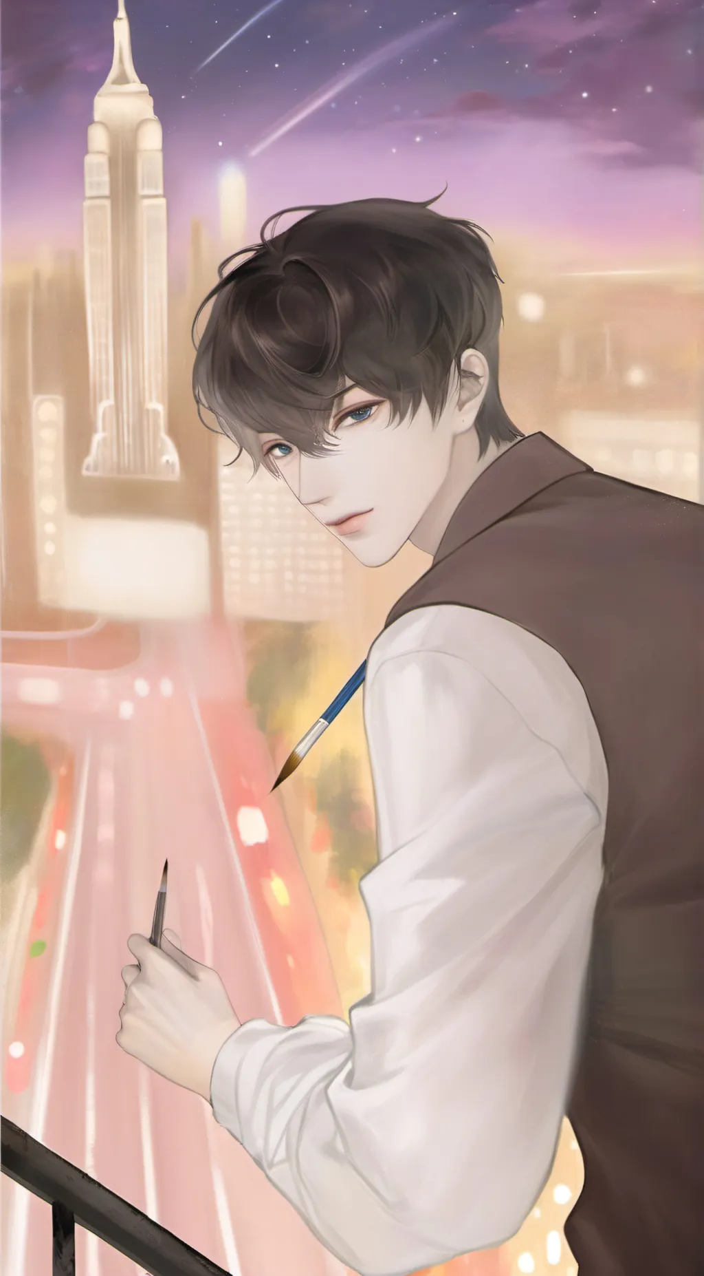 ai character: Leo background
