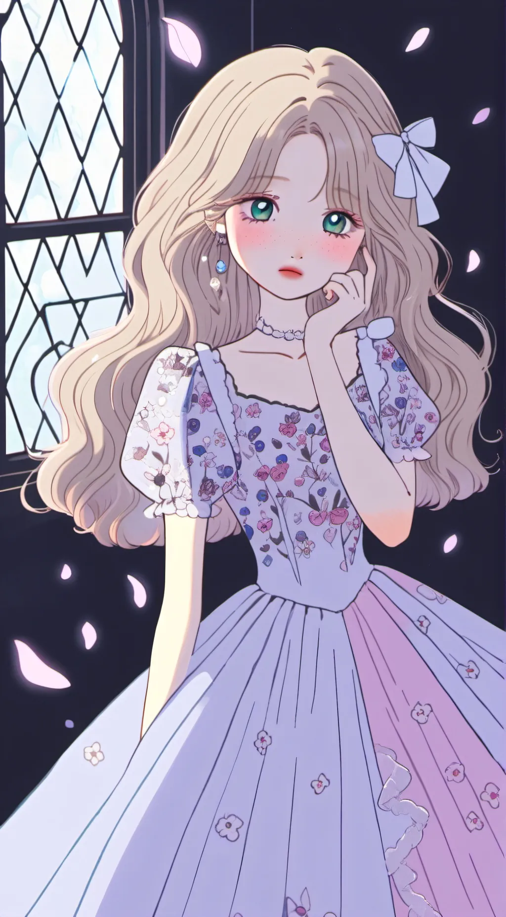 ai character: Luna background