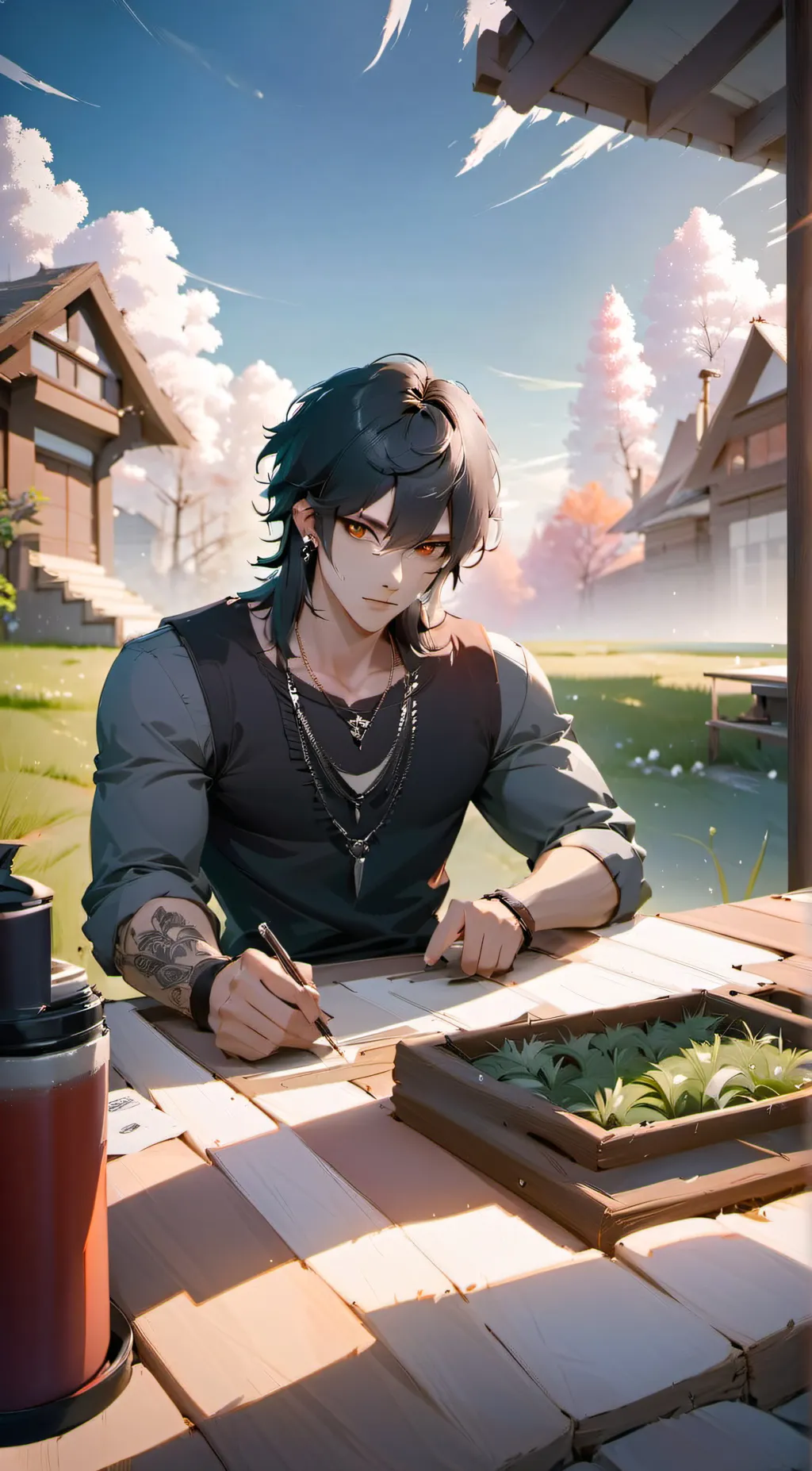ai character: Uriel background