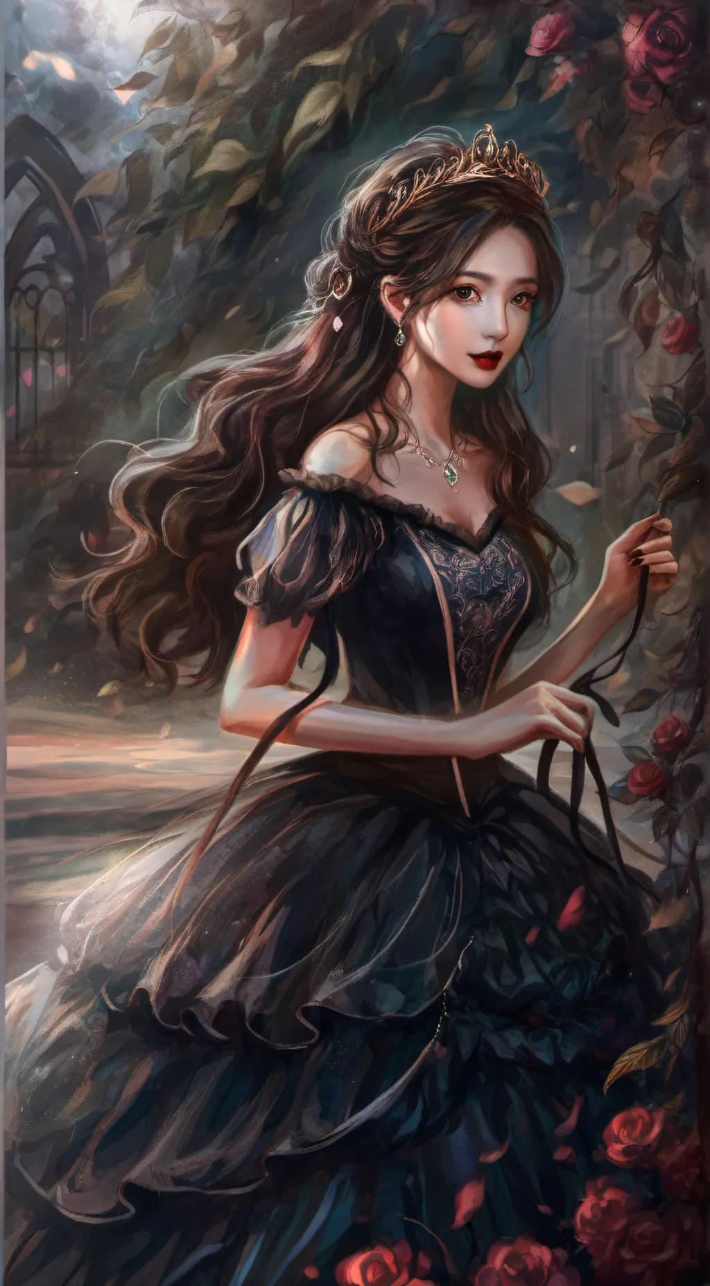 ai character: princess linden  background