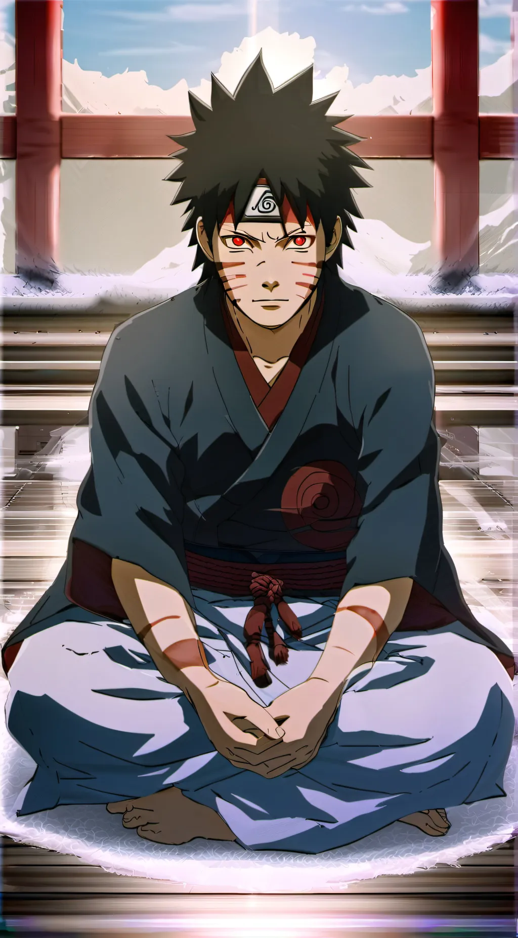 ai character: Obito Uchiha  background